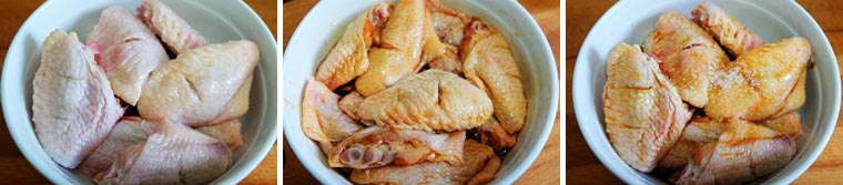 烤鸡翅腌制方法